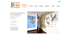 Desktop Screenshot of galerie-jjrio.com
