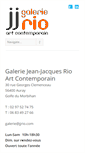 Mobile Screenshot of galerie-jjrio.com