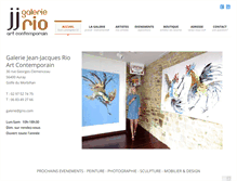 Tablet Screenshot of galerie-jjrio.com